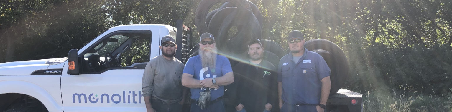 Monolith Finds Good Home for Discarded Tires
